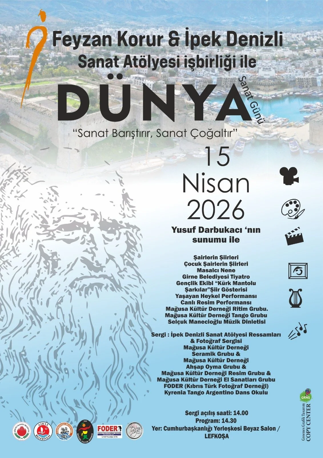 Feyzan Korur ve İpek Denizli Sanat Atölyesi’nden Dünya Sanat Günü etkinliği