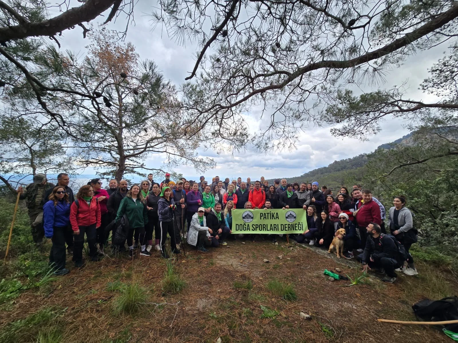 Alevkayası parkurunda yürüyüş düzenlendi