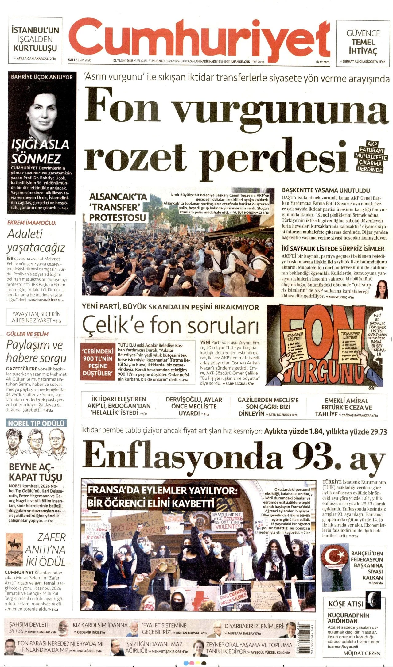 Cumhuriyet - 6 Ekim 2026