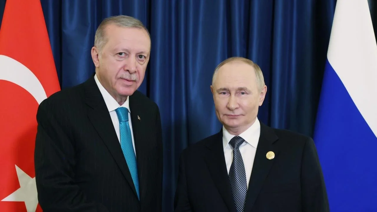 Erdoğan, Çin'de Putin ile görüştü