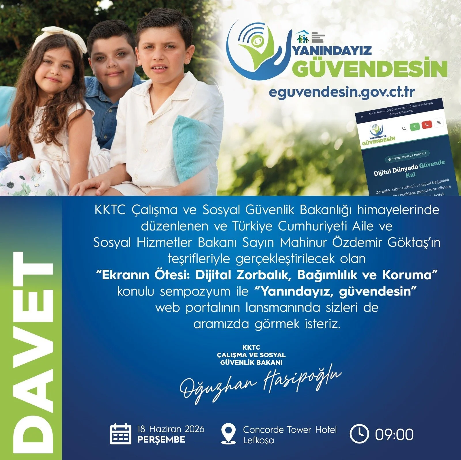 Çalışma ve Sosyal Güvenlik Bakanlığı’ndan çocukların dijital güvenliği için önemli adımlar