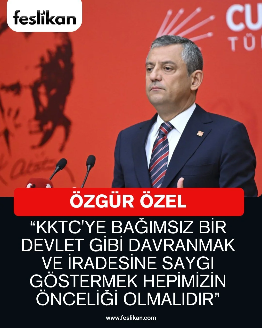 &Ouml;zg&uuml;r &Ouml;zel: &ldquo;KKTC'ye bağımsız bir devlet gibi davranmak ve iradesine saygı g&ouml;stermek hepimizin &ouml;nceliği olmalıdır&rdquo; https://www.feslikan.com/haberler/nf3ypxj48pphimfxprenng88vkqror