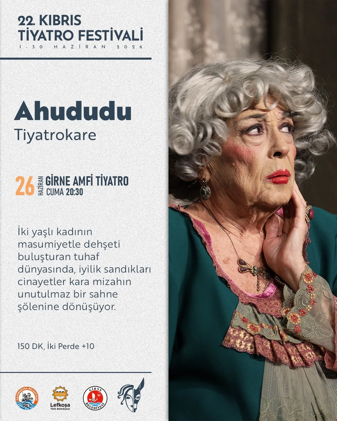 Kıbrıs Tiyatro Festivali kapsamında “Ahududu” oyunu sahnelenecek