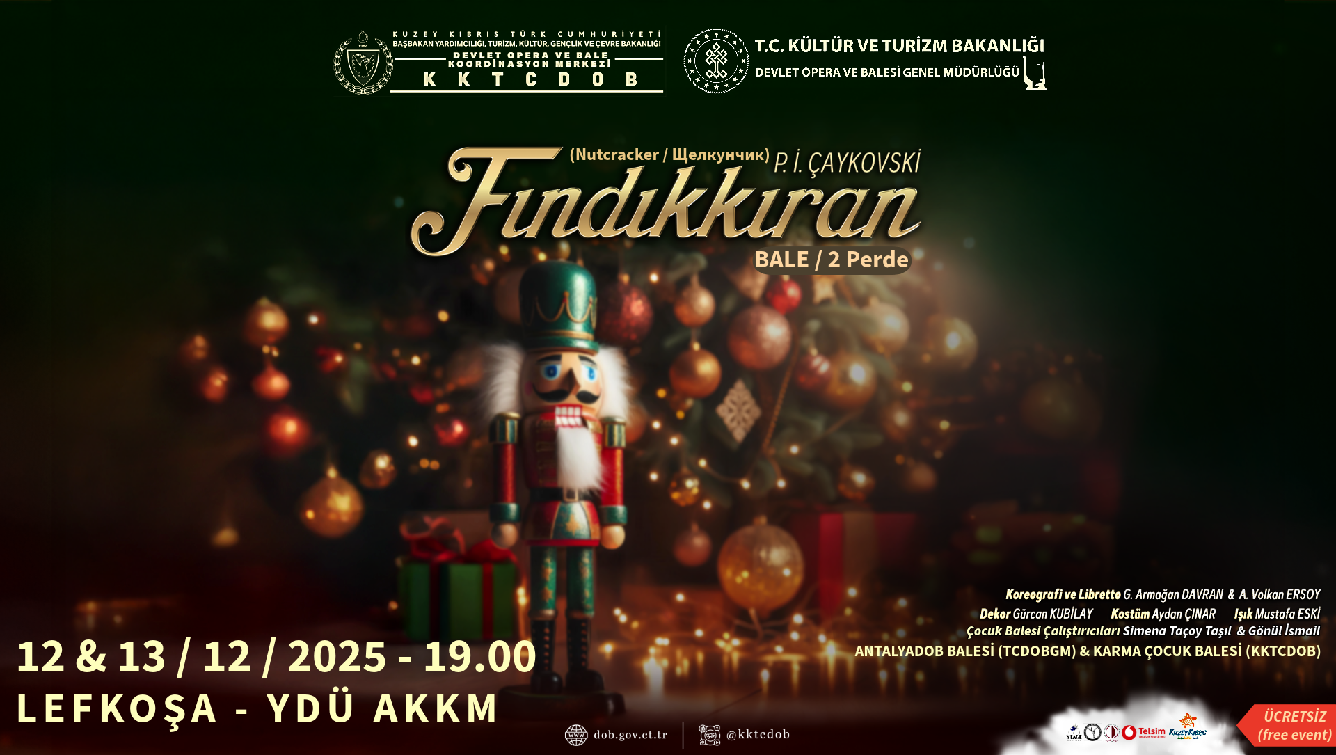 “Fındıkkıran balesi” Lefkoşa’da sanatseverlerle buluşuyor