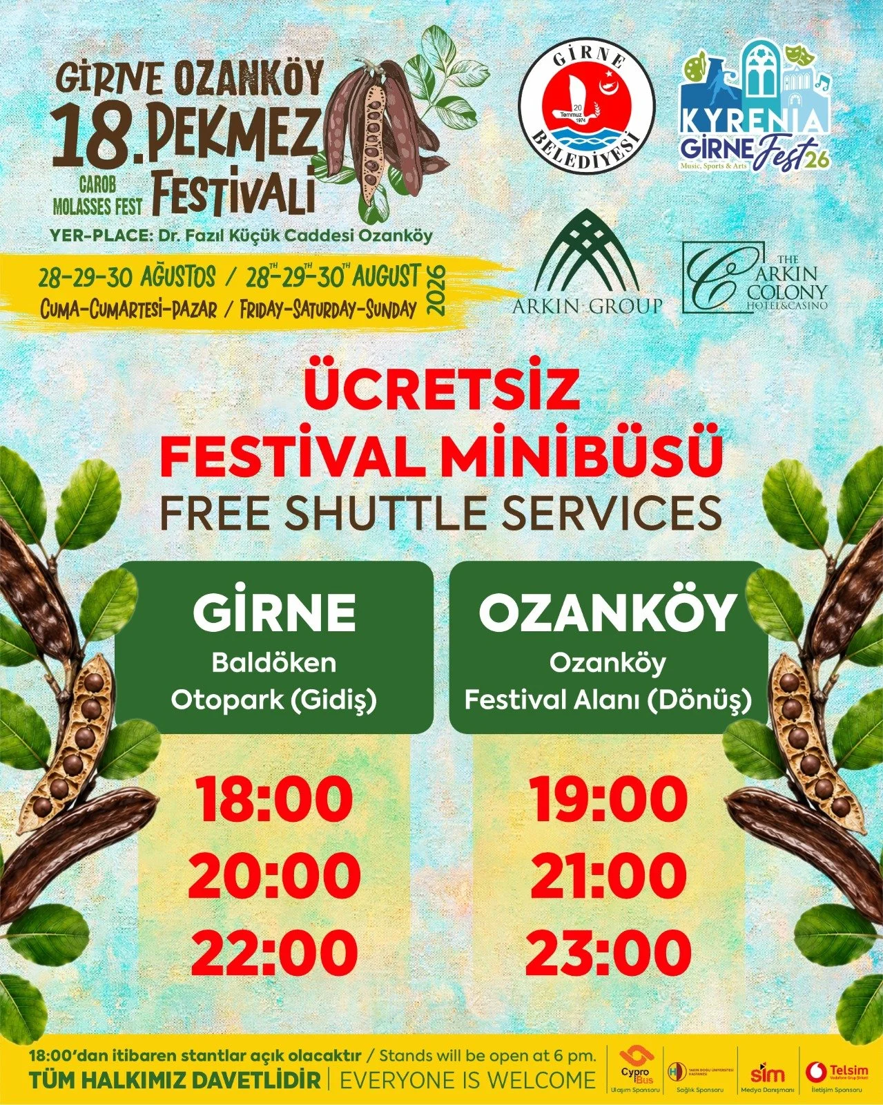 18. Girne Ozanköy Pekmez Festivali yarın başlıyor