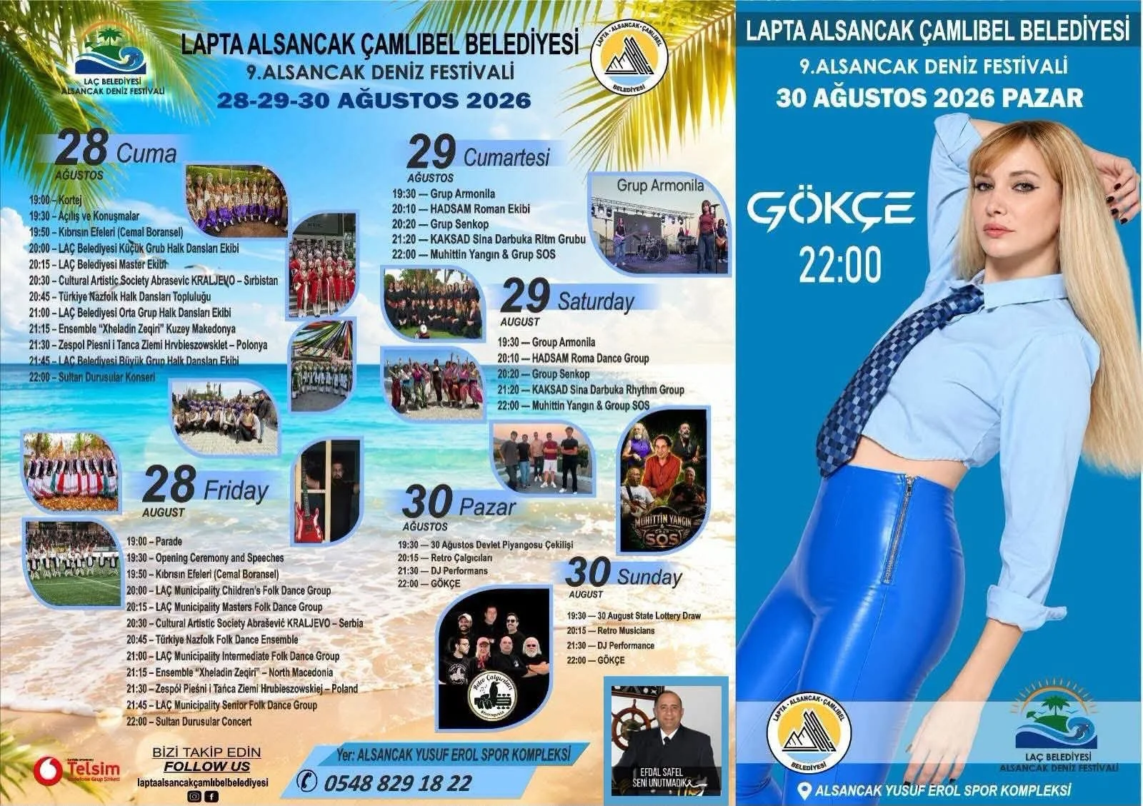 9. Alsancak Deniz Festivali 28 Ağustos’ta başlıyor