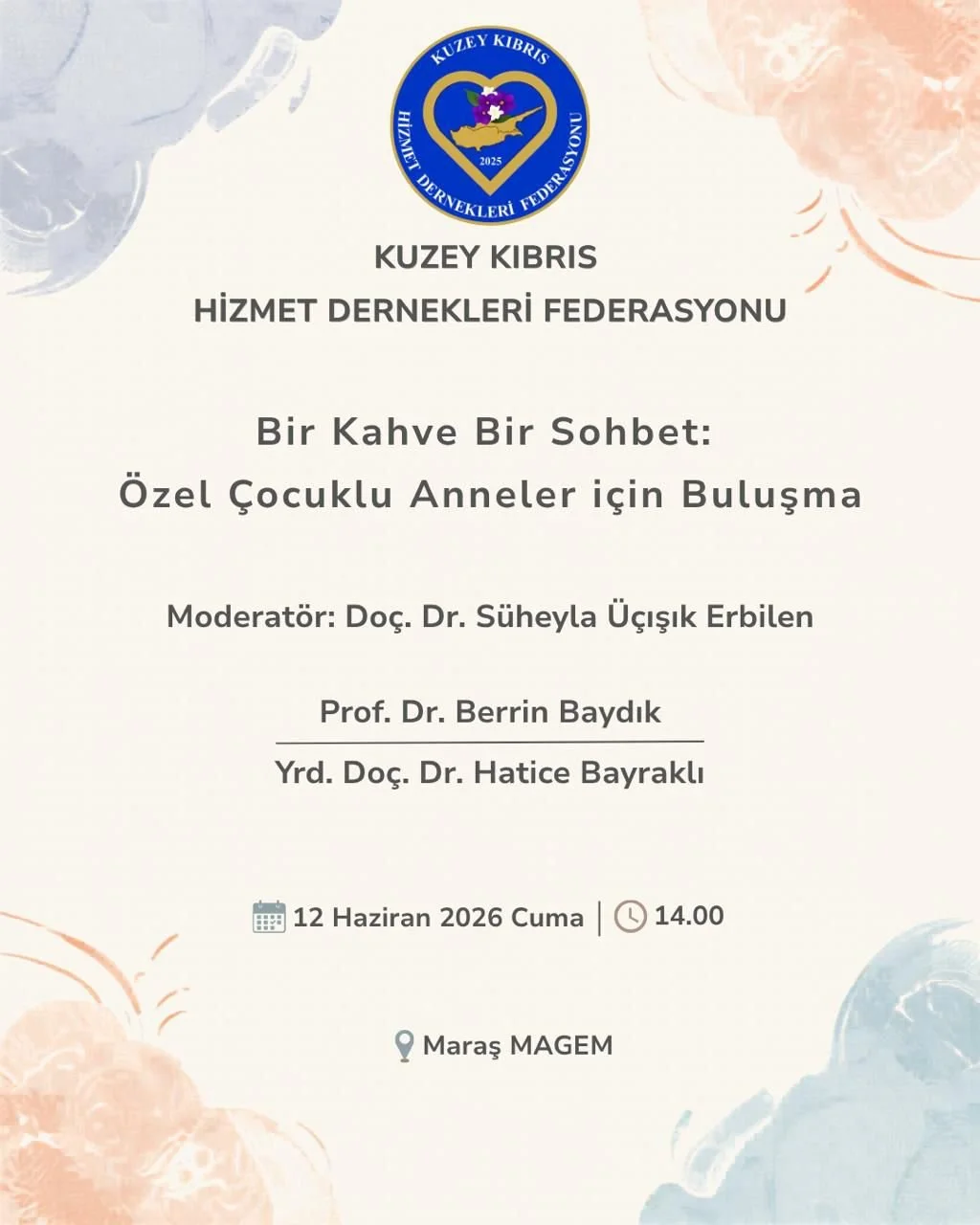 Özel çocuklu anneler için “Bir Sohbet Bir Kahve” etkinliği düzenleniyor