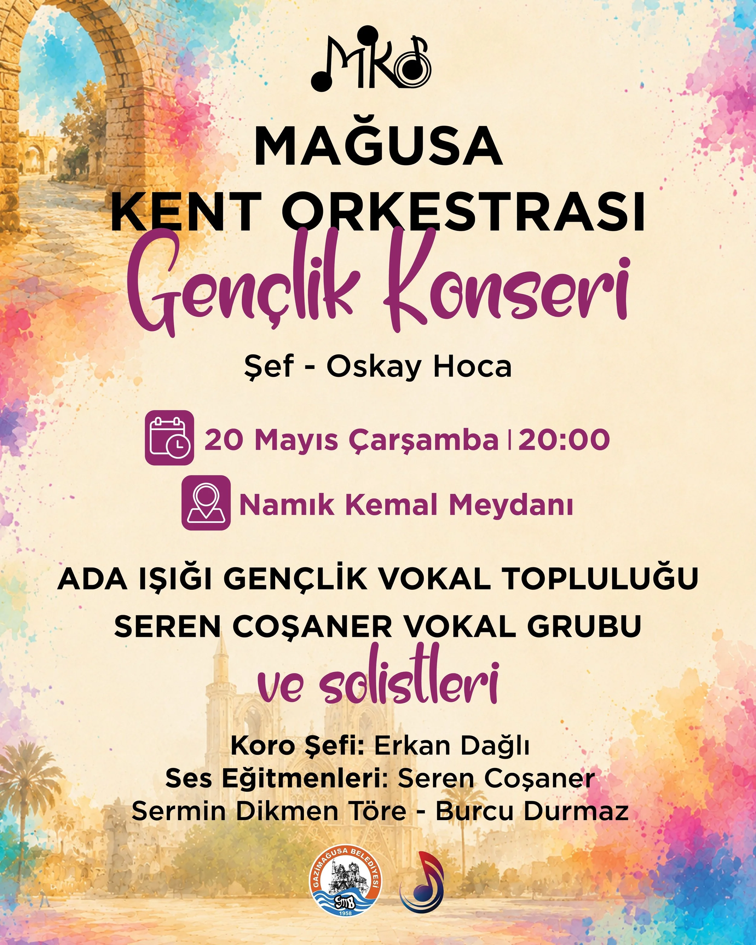 Gazimağusa'da “Gençlik Konseri” düzenleniyor