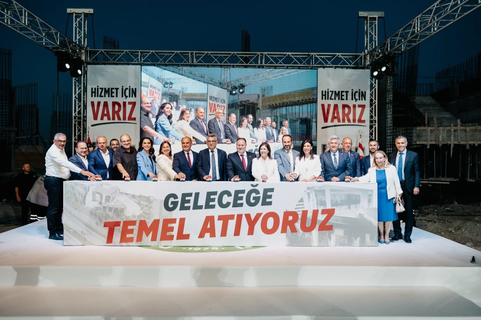 Değirmenlik Akıncılar Belediyesi yeni Hizmet Binasının temeli törenle atıldı