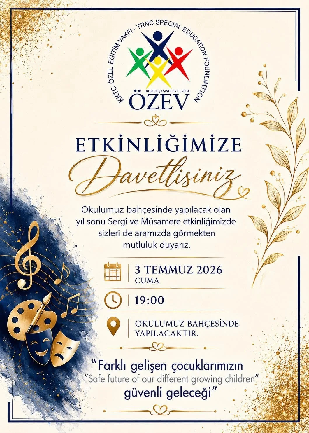 ÖZEV, 2026 Yıl Sonu Sergi ve Müsamere Etkinliği düzenleyecek