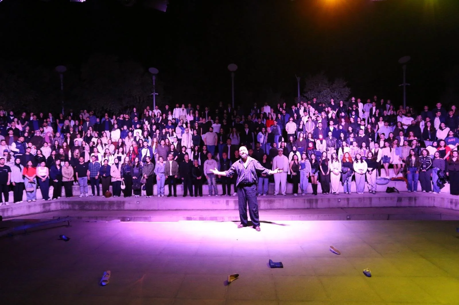 Abdullah Öztoprak gösterisini LAÜ’de sahneledi