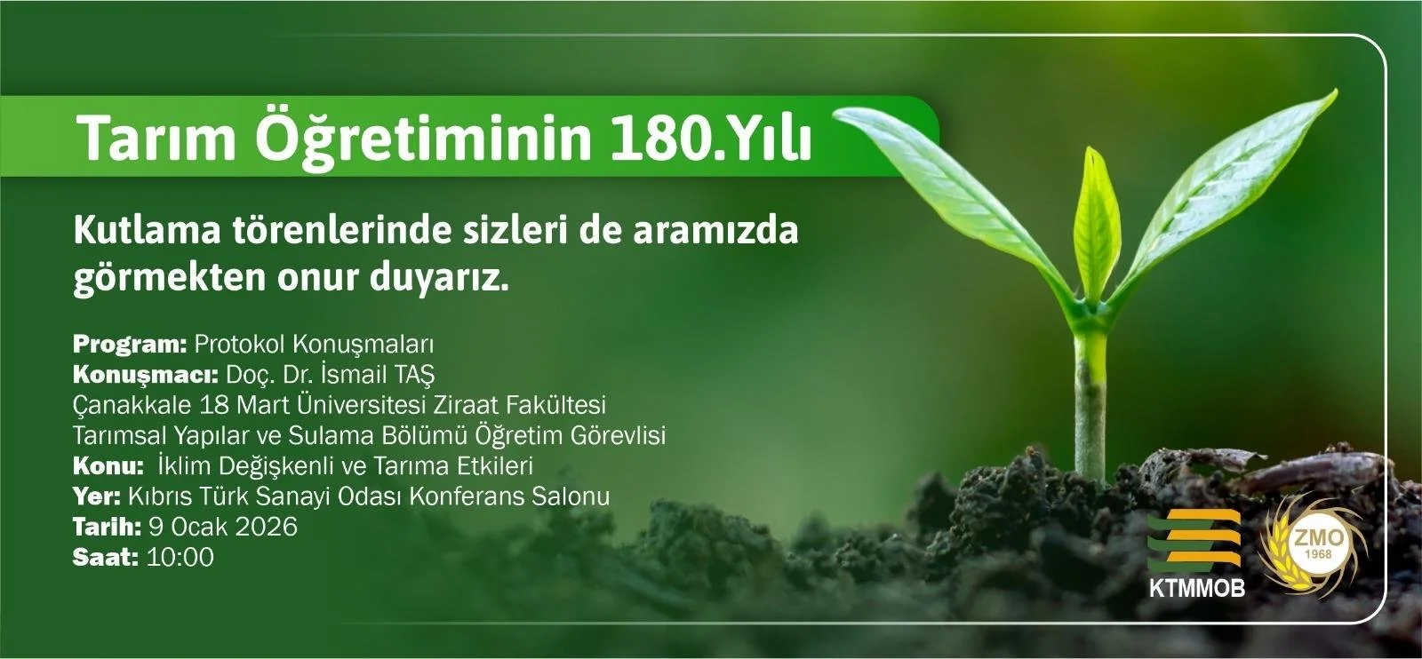 İklim değişikliğinin tarıma etkileri konuşulacak