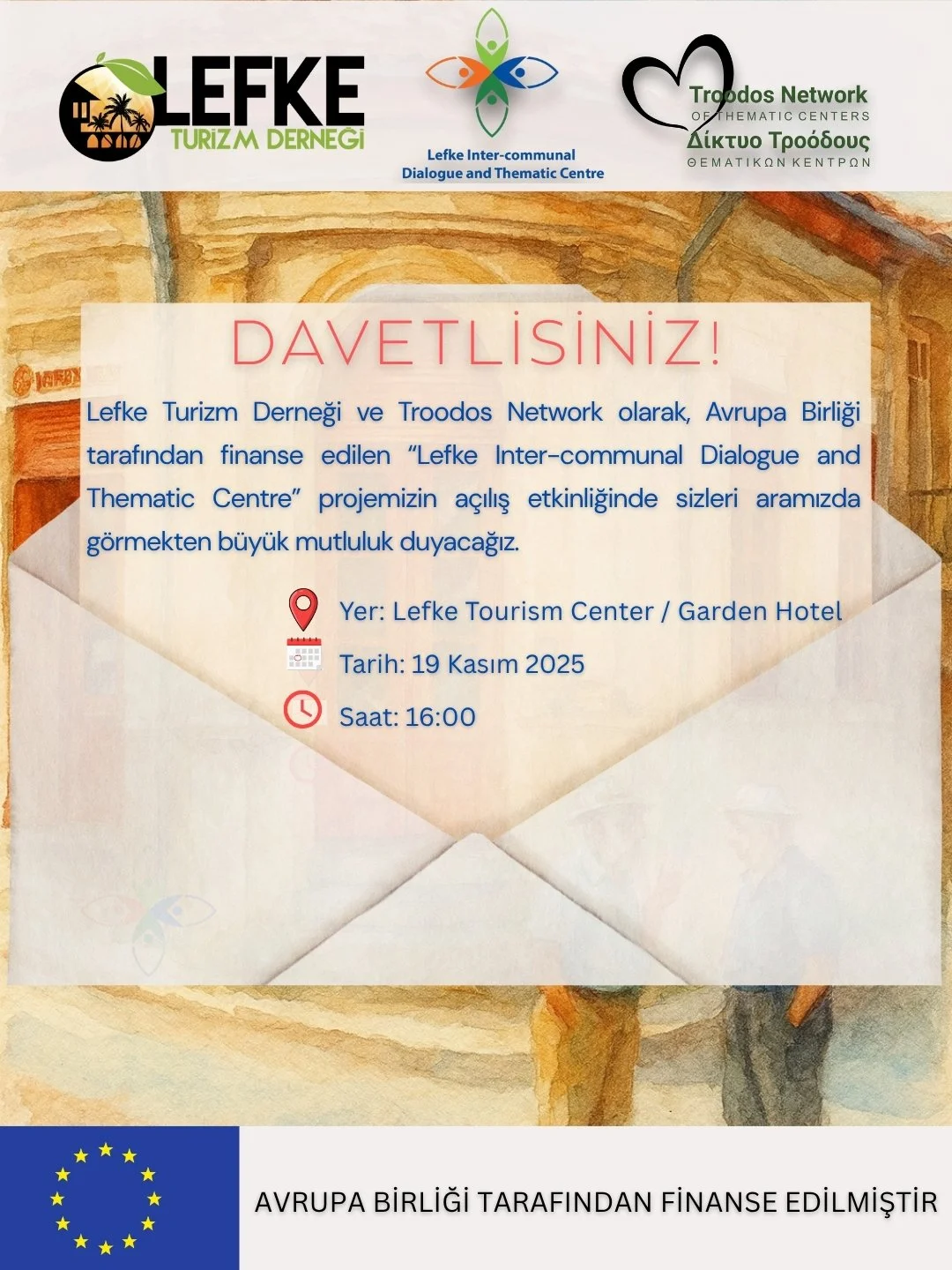 Lefke’de Toplumlar Arası Diyalog Merkezi açılıyor: Yeni proje 19 Kasım’da tanıtılacak