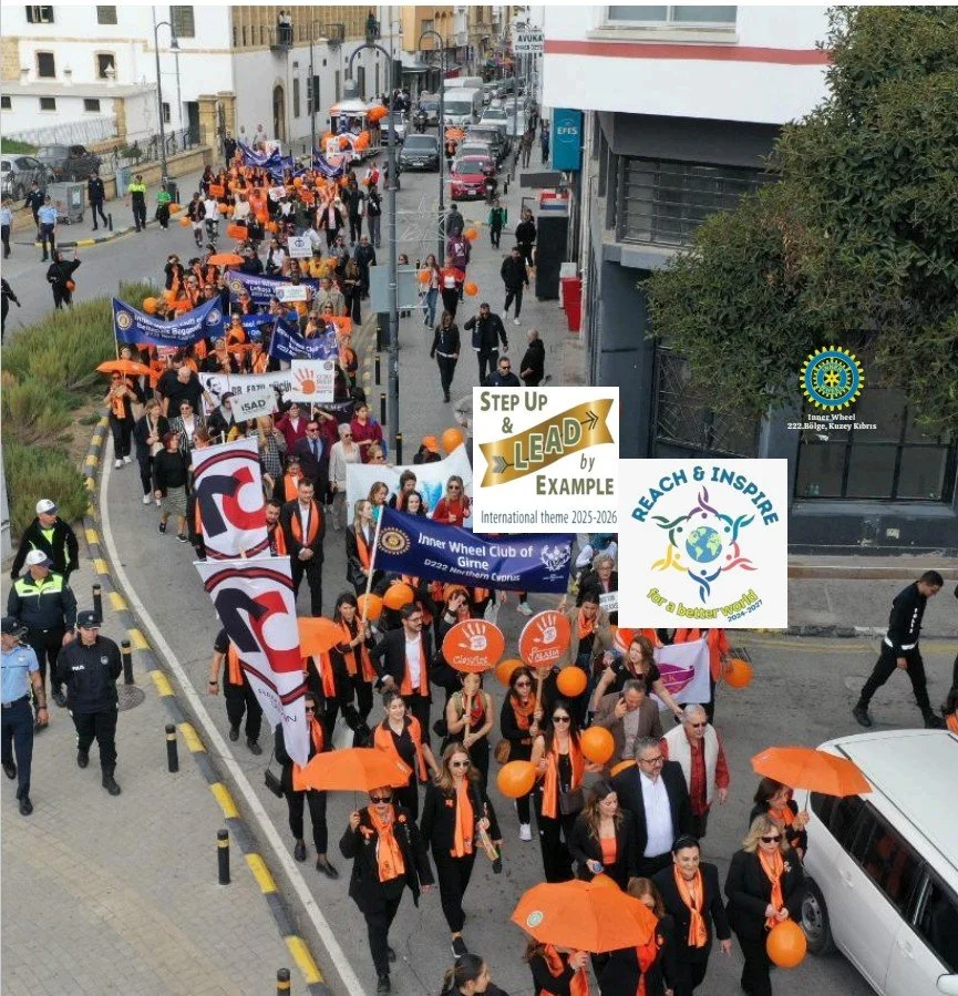 Inner Wheel Kuzey Kıbrıs’tan 25 Kasım için farkındalık yürüyüşü