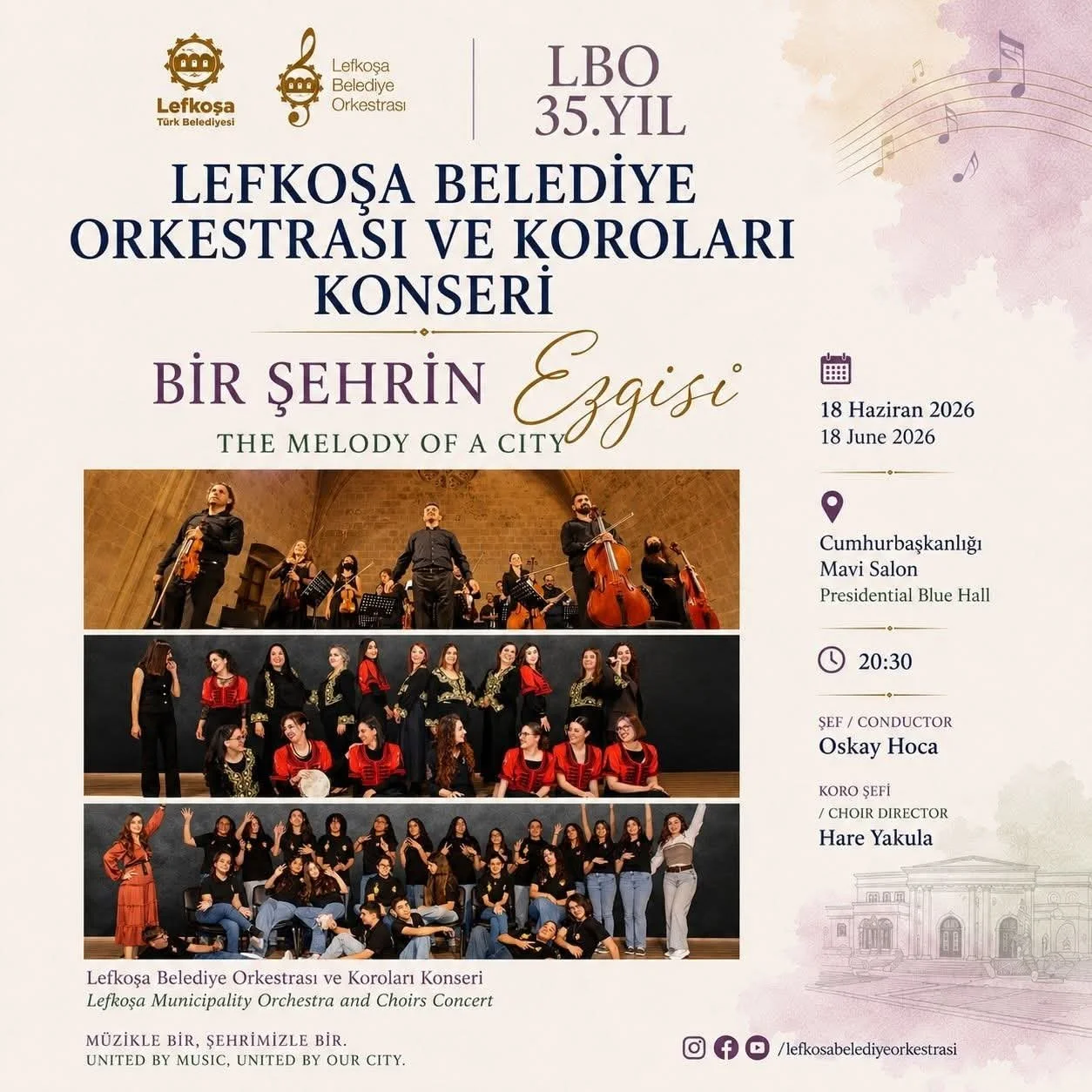 LBO Koroları sezonu “Bir Şehrin Ezgisi” konseriyle tamamlıyor