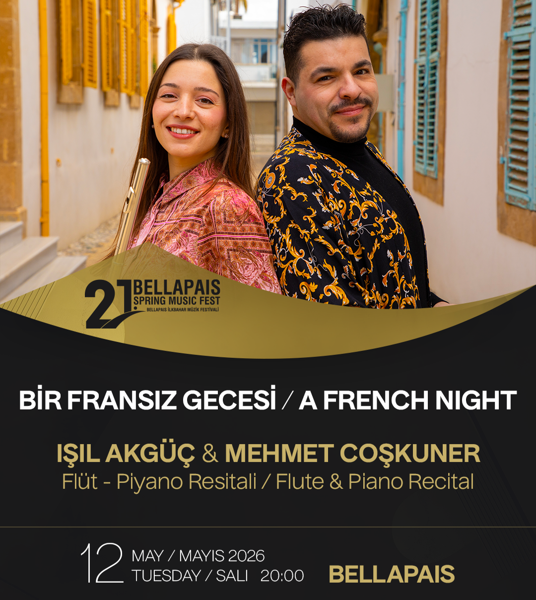 Bellapais İlkbahar Müzik Festivali, yarın akşam “Bir Fransız Gecesi” konseri ile devam edecek