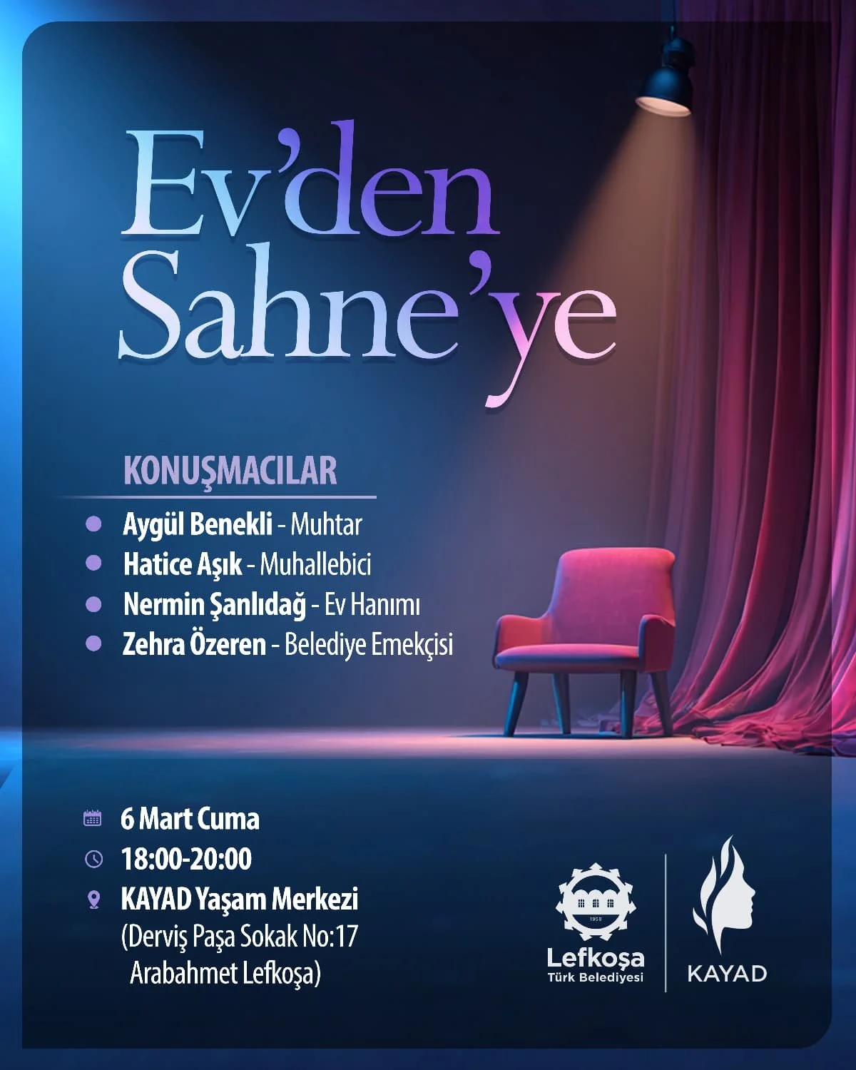 LTB ve KAYAD iş birliğiyle Kadınların Yaşam Hikayeleri "Ev’den Sahne’ye" Taşınıyor