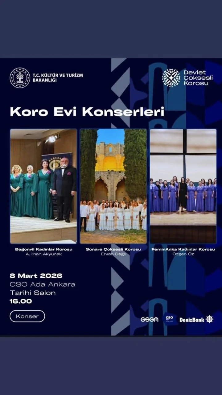 Sonare Çoksesli Korosu, Ankara’da sanatseverlerle buluşuyor