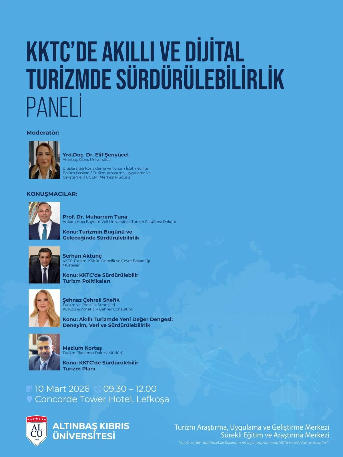 “KKTC’de Akıllı ve Dijital Turizmde Sürdürülebilirlik” paneli düzenleniyor