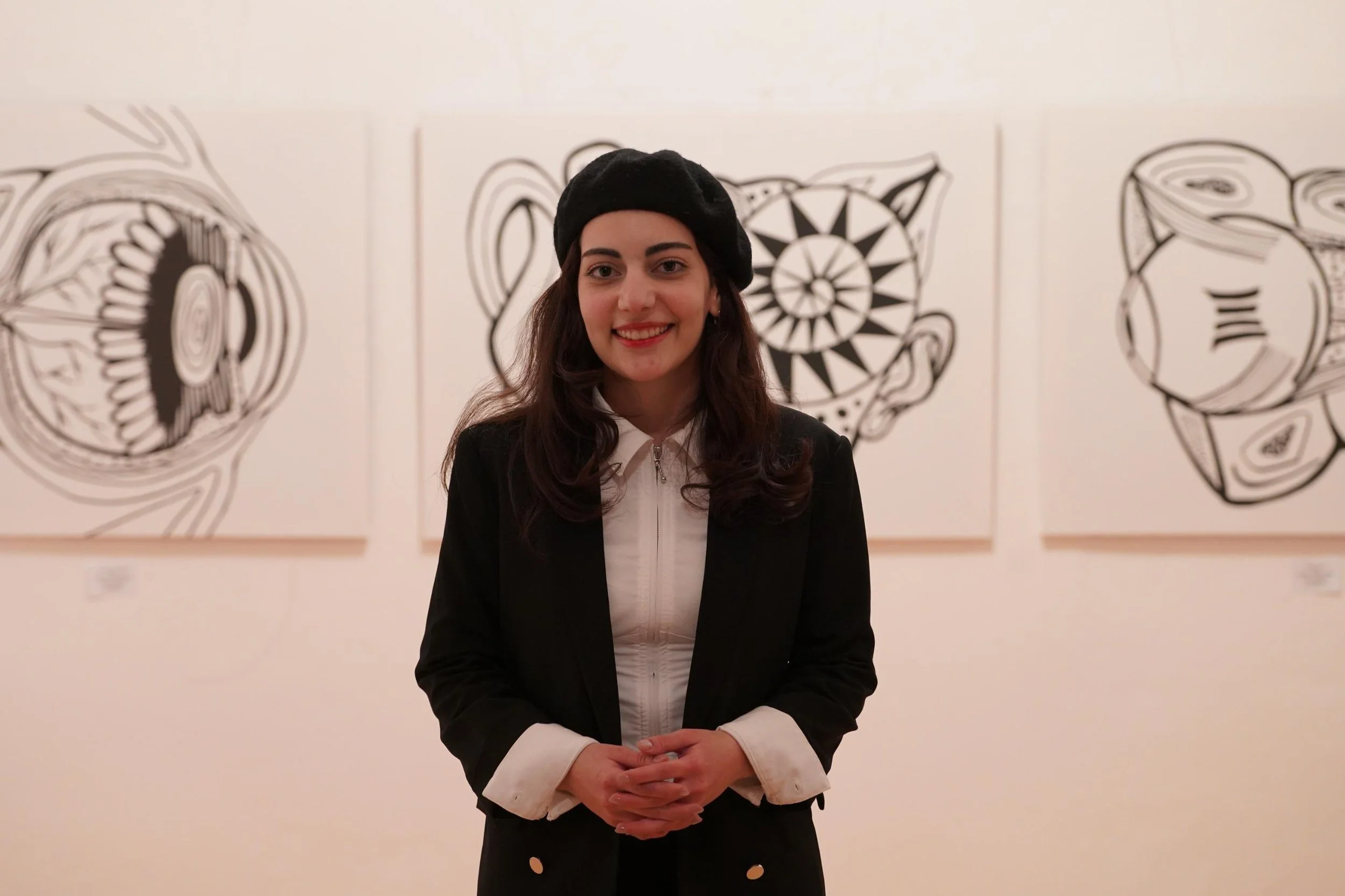 ARUCAD Mezunu Asu Bağseven’in BIOMORPHS Sergisi Girne’de açıldı