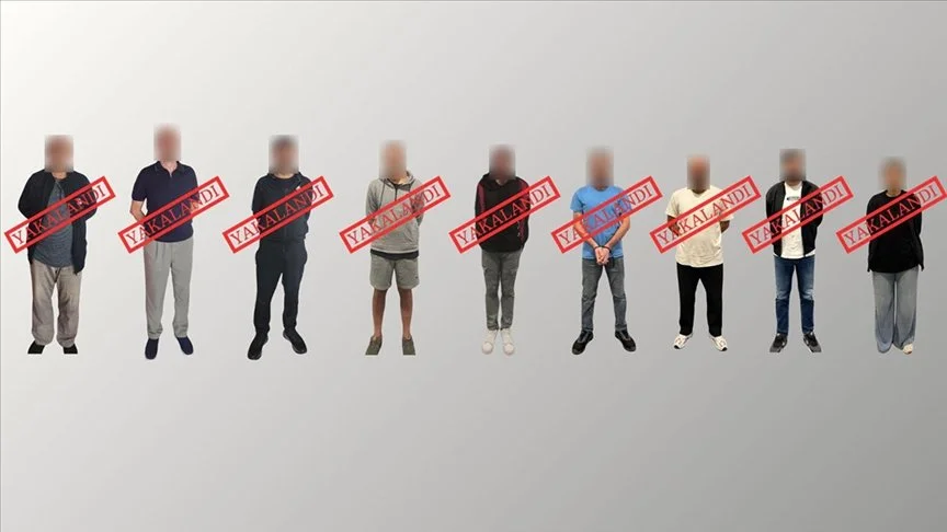 Kırmızı bültenle uluslararası seviyede aranan dokuz kişi Türkiye'ye iade edildi