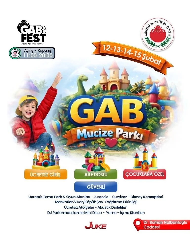 Gönyeli–Alayköy’de yarıyıl tatiline özel GABFEST KIDS etkinliği