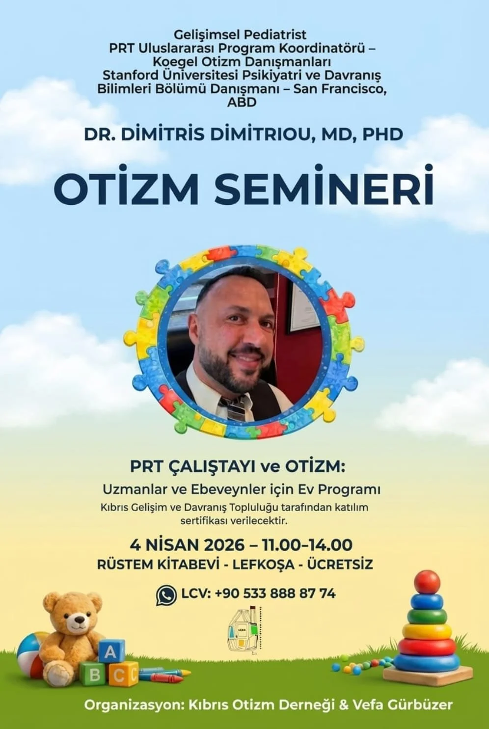 "Temel Tepki Öğretimi" konusunda 4 Nisan'da seminer düzenleniyor