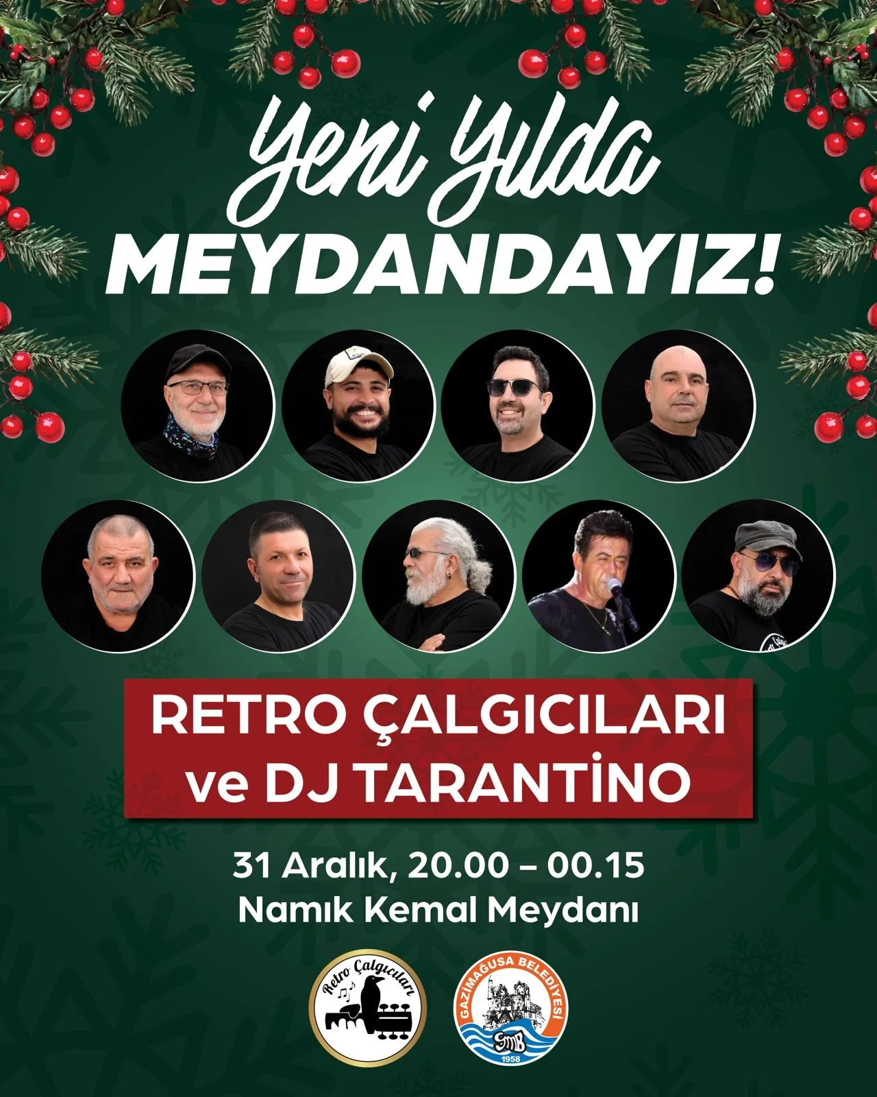 Gazimağusa’da yarın akşam yeni yıl etkinliği var