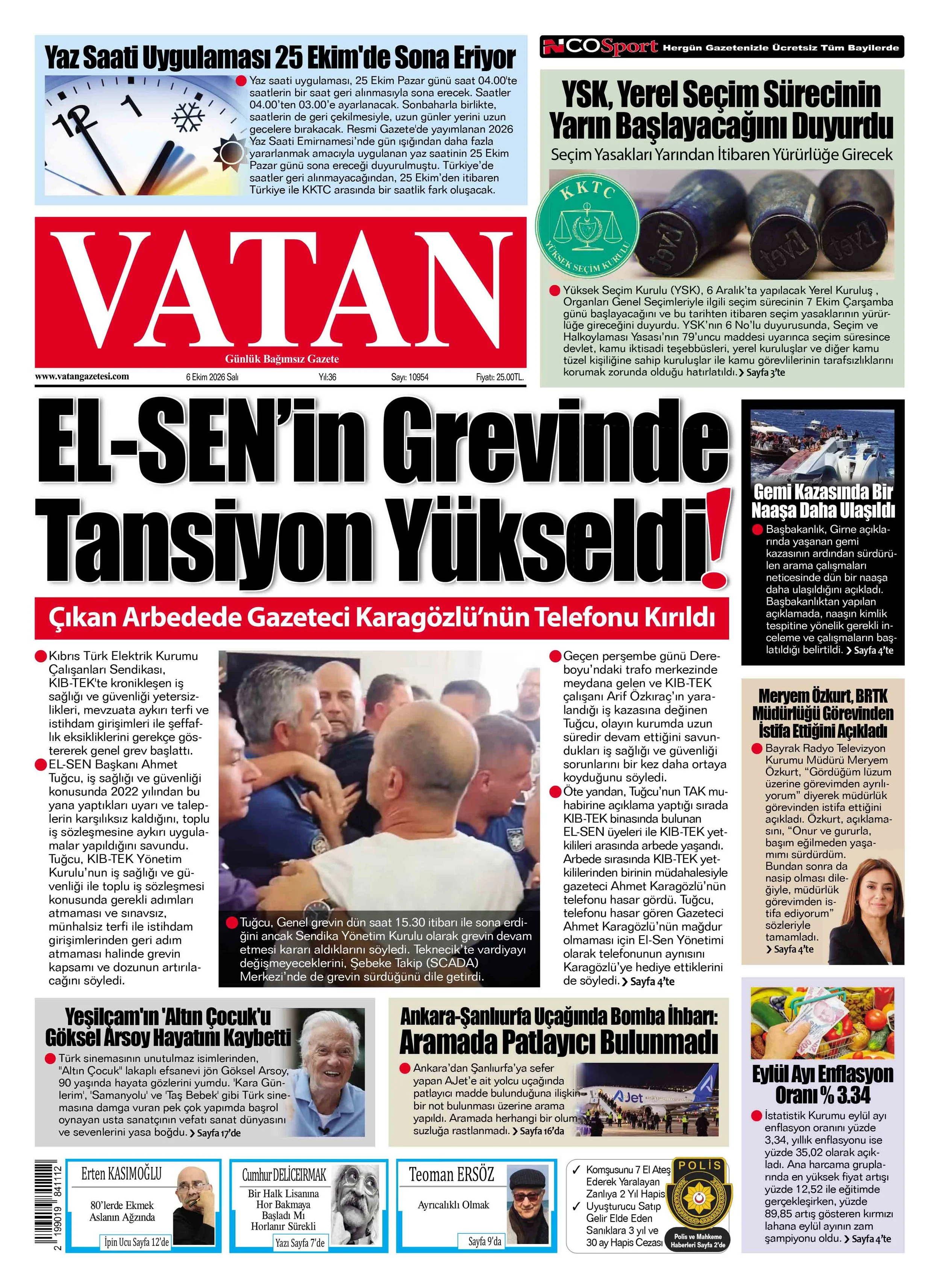 Vatan - 6 Ekim 2026