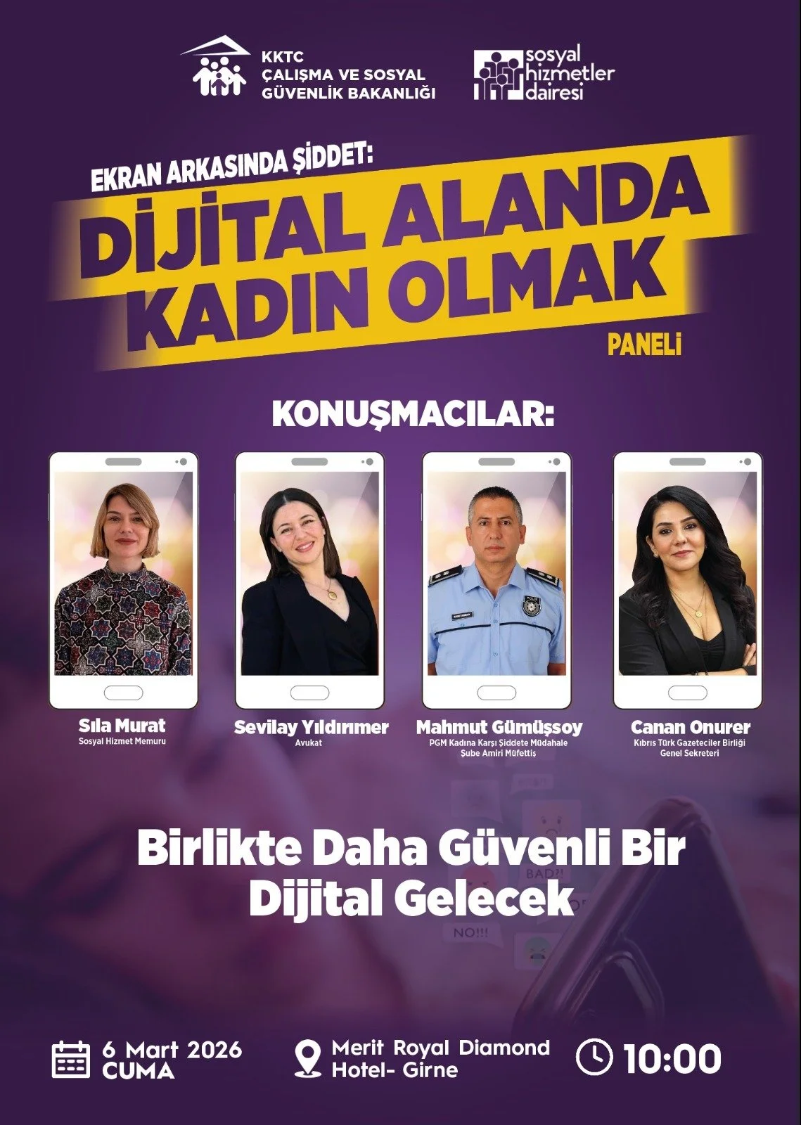 Çalışma ve Sosyal Güvenlik Bakanlığı’ndan 8 Mart’a özel panel: “Dijital Alanda Kadın Olmak”