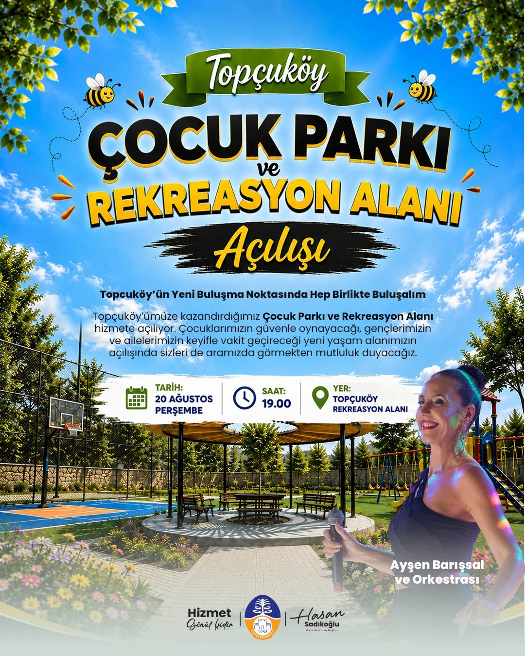 Topçuköy Çocuk Parkı ve Rekreasyon Alanı yarın açılacak