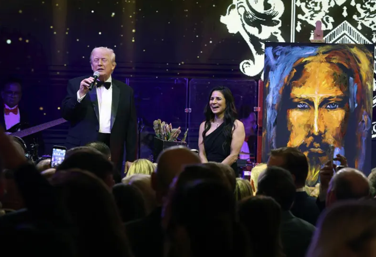 Trump’ın yeni yıl balosunda sürpriz etkinlik: İsa portresi rekor fiyata satıldı