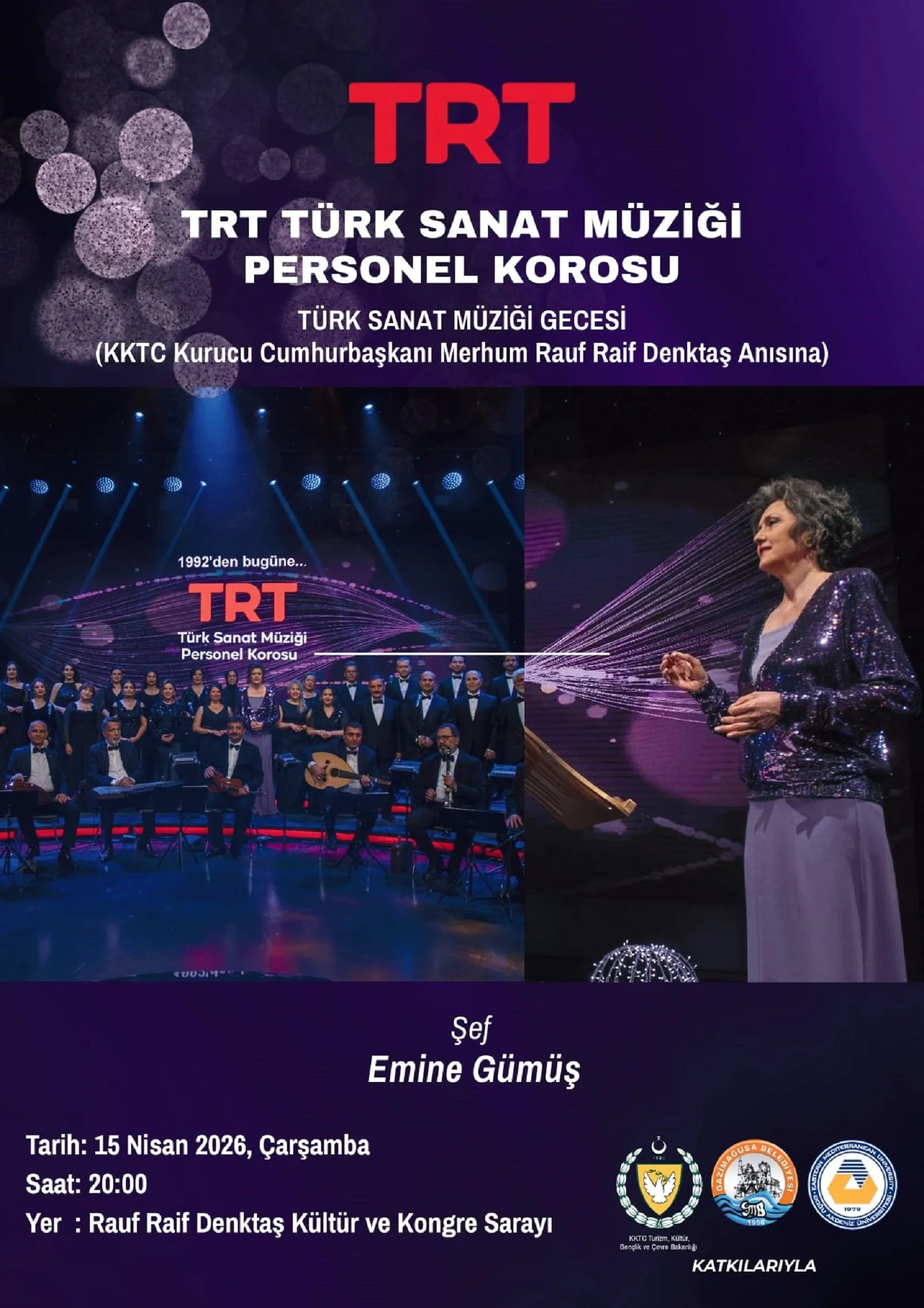 Rauf Raif Denktaş anısına özel bir konser…