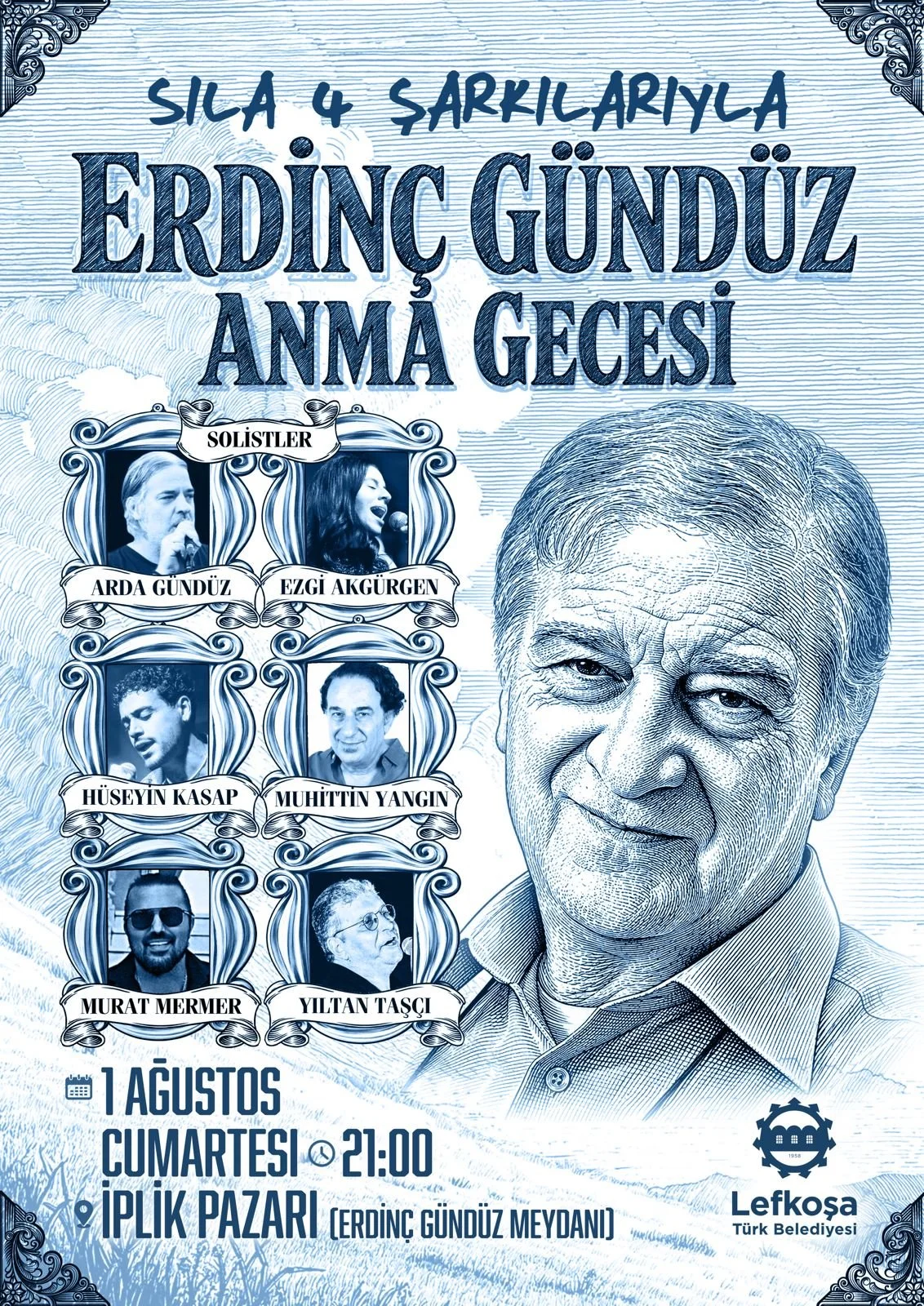 Lefkoşa’da Sıla-4 şarkılarıyla Erdinç Gündüz’ü anma gecesi düzenleniyor