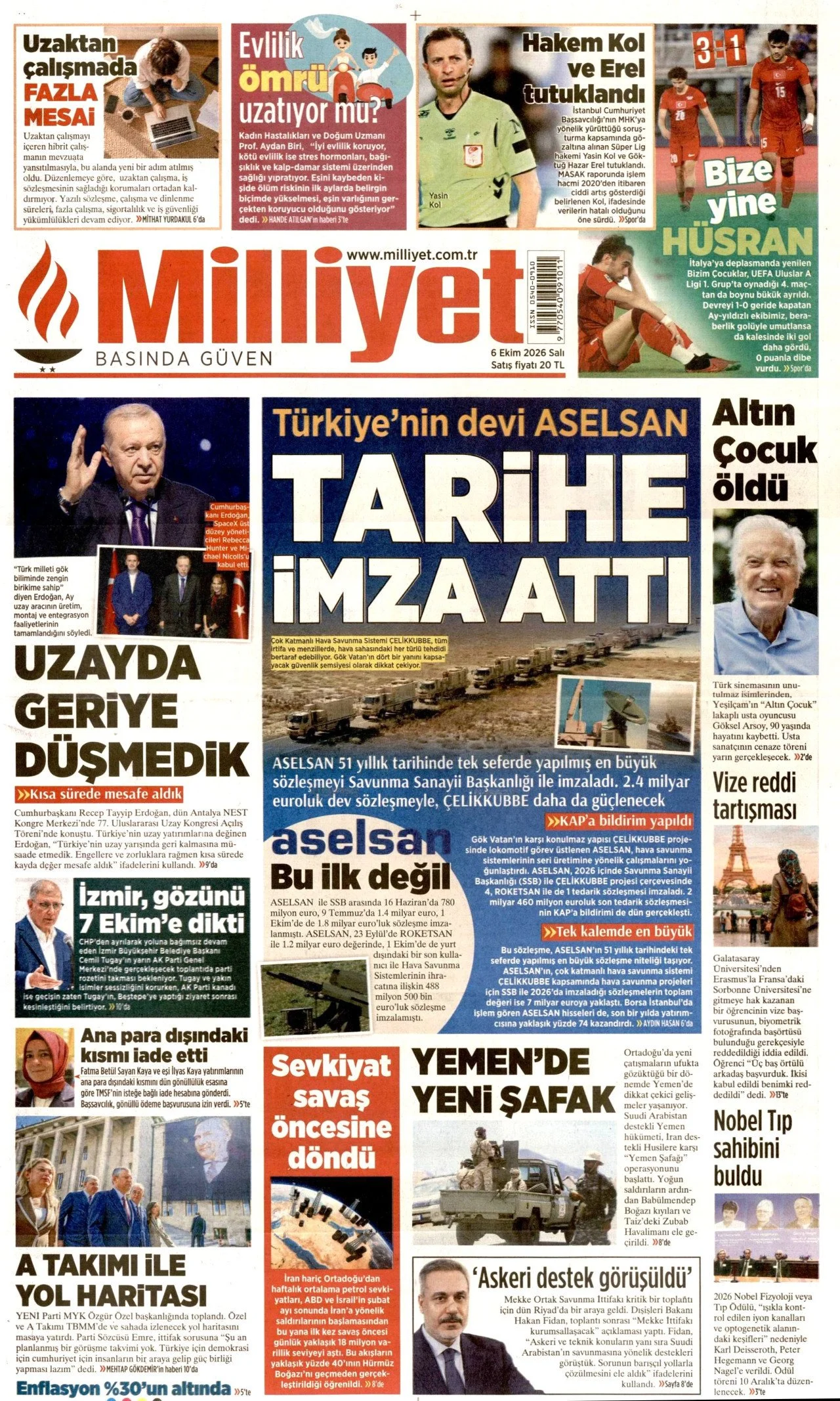 Milliyet - 6 Ekim 2026