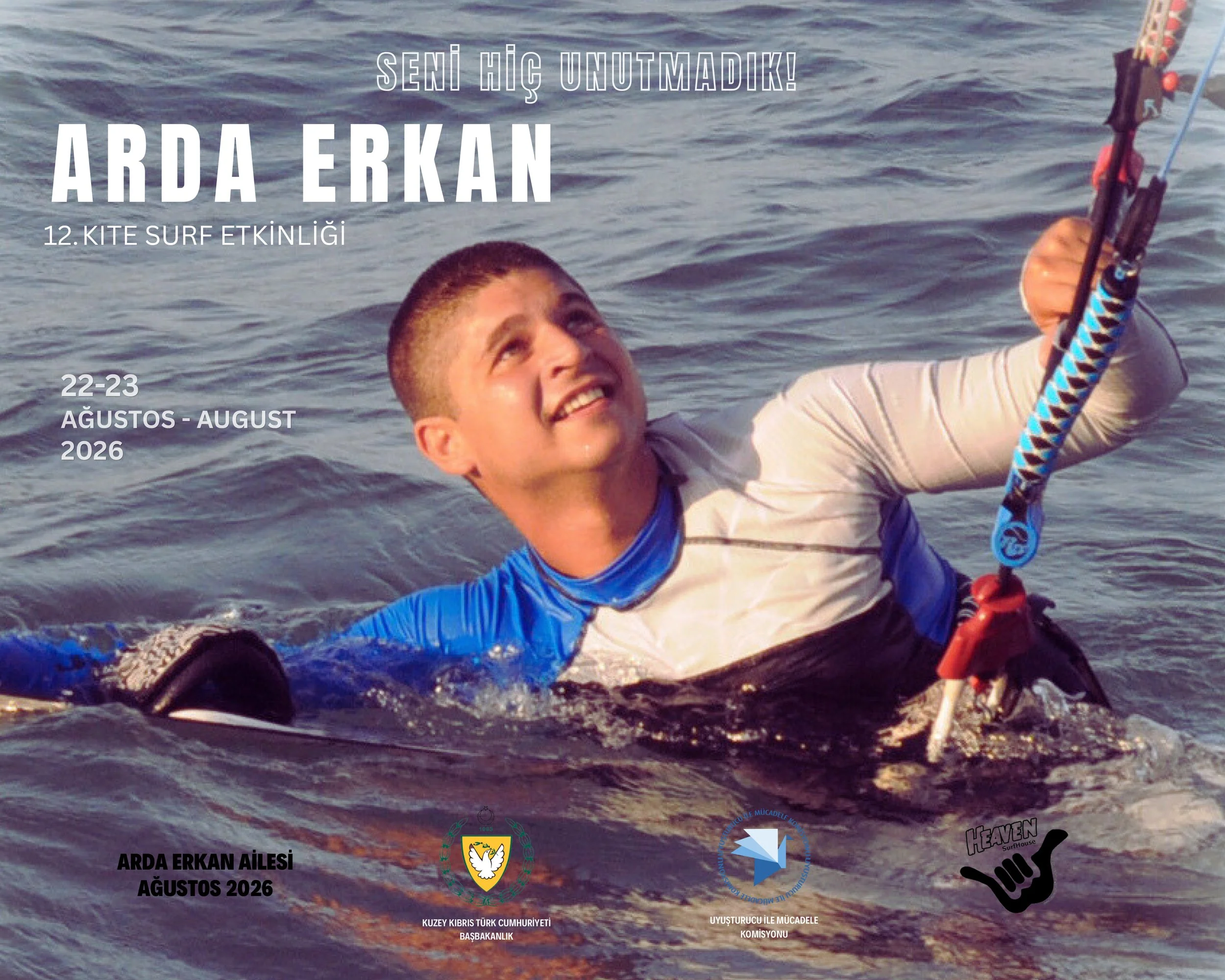 Arda Erkan anısına “12. Kite Surf Etkinliği” düzenleniyor