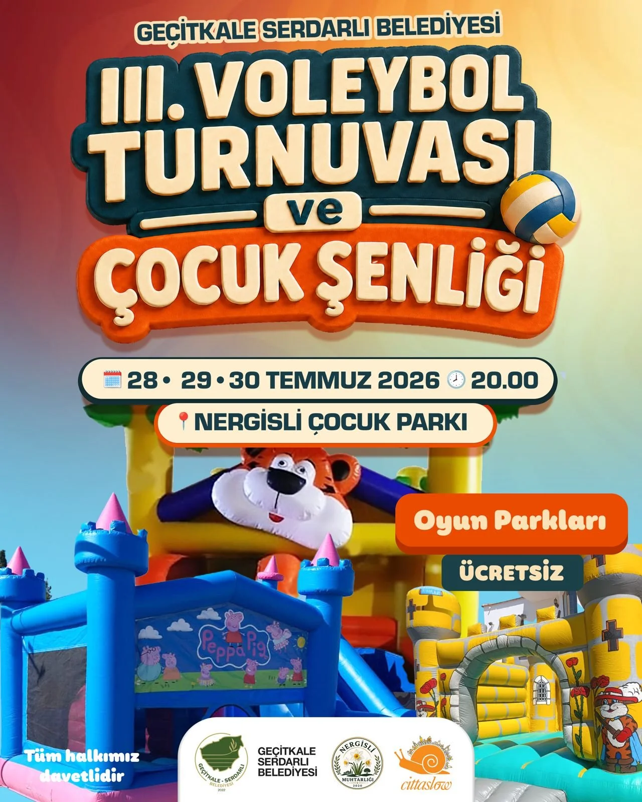 Nergisli’de voleybol turnuvası ve çocuk şenliği düzenlenecek