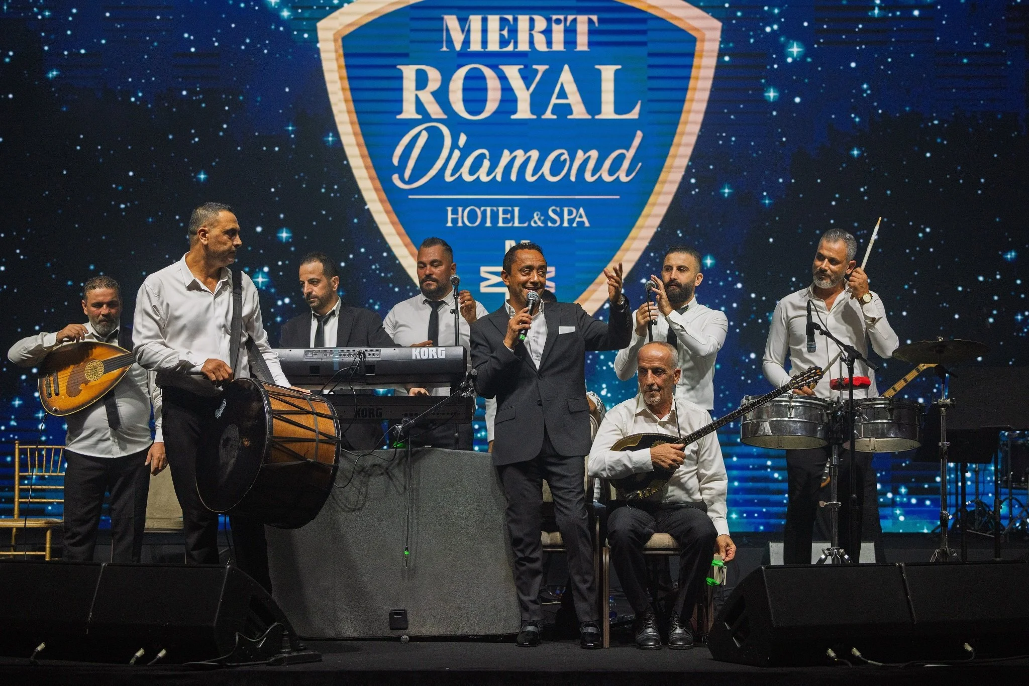 Ali Al Deek’ten Merit Royal Diamond Otel’de konser