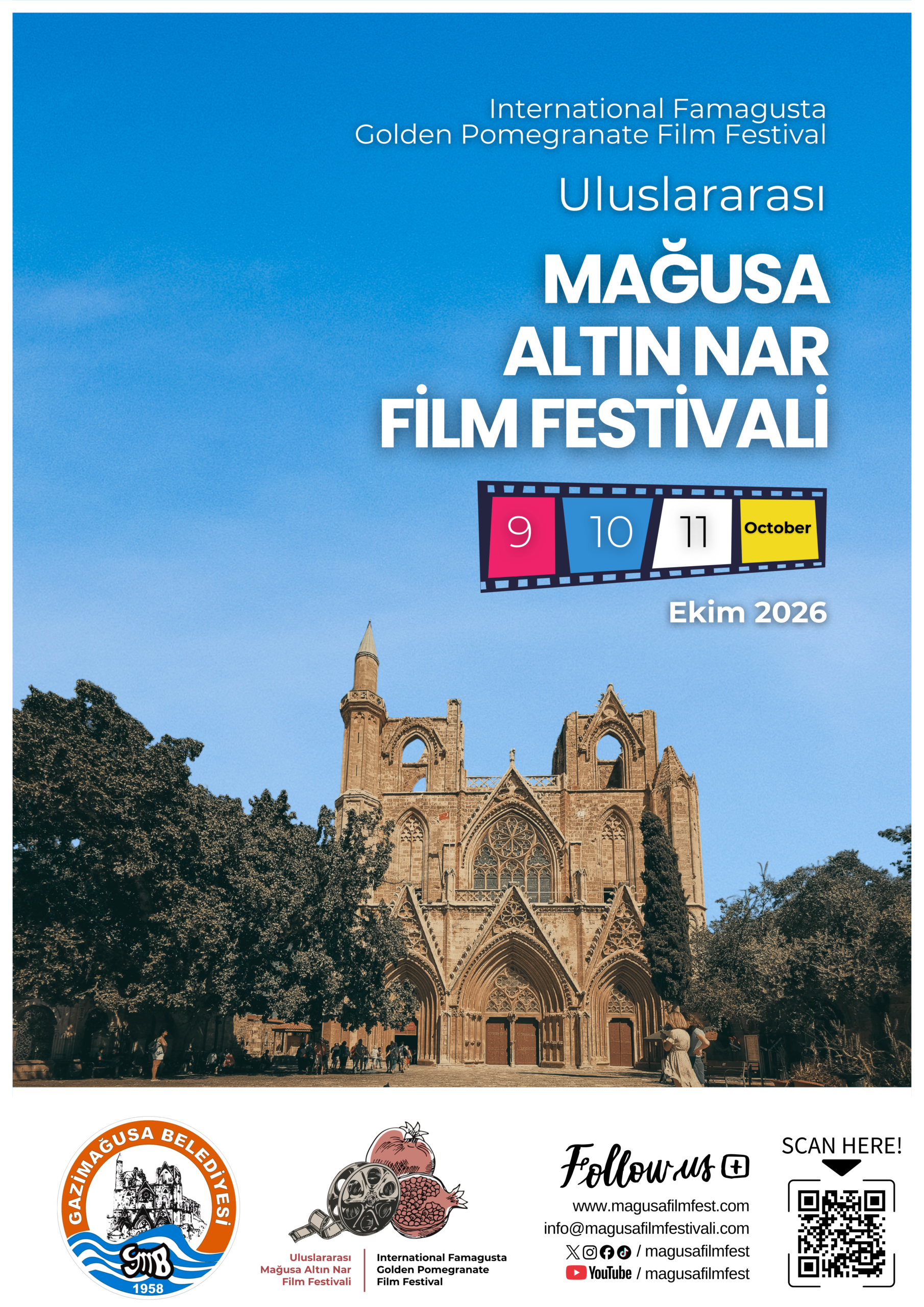 Uluslararası Mağusa Altın Nar Film Festivali ilk kez sinemaseverlerle buluşuyor