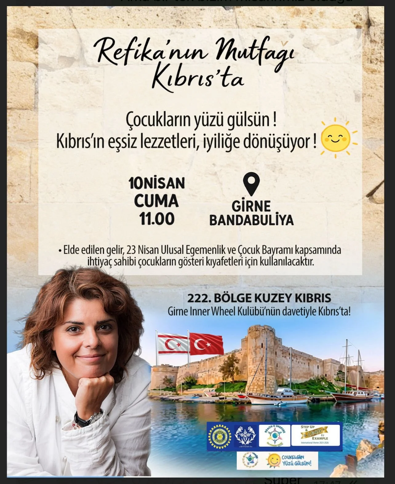 Girne Inner Wheel Kulübü’nün bu ayki konuğu Refika’nın Mutfağı