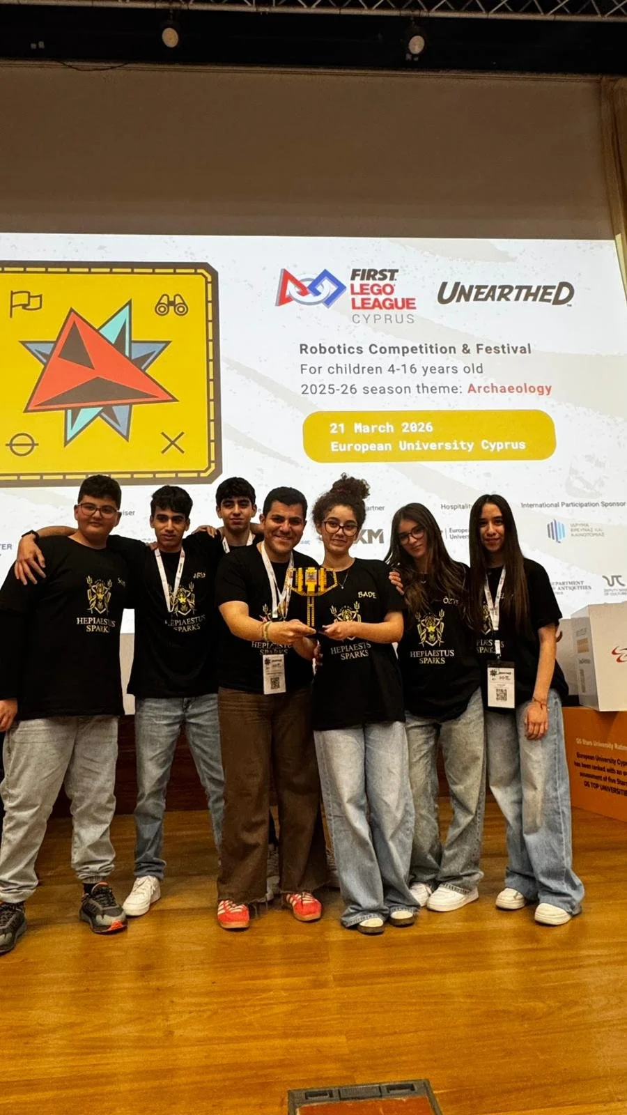 GİGEM “Candela Robotic School” öğrencileri Güney Kıbrıs’ta derece elde etti