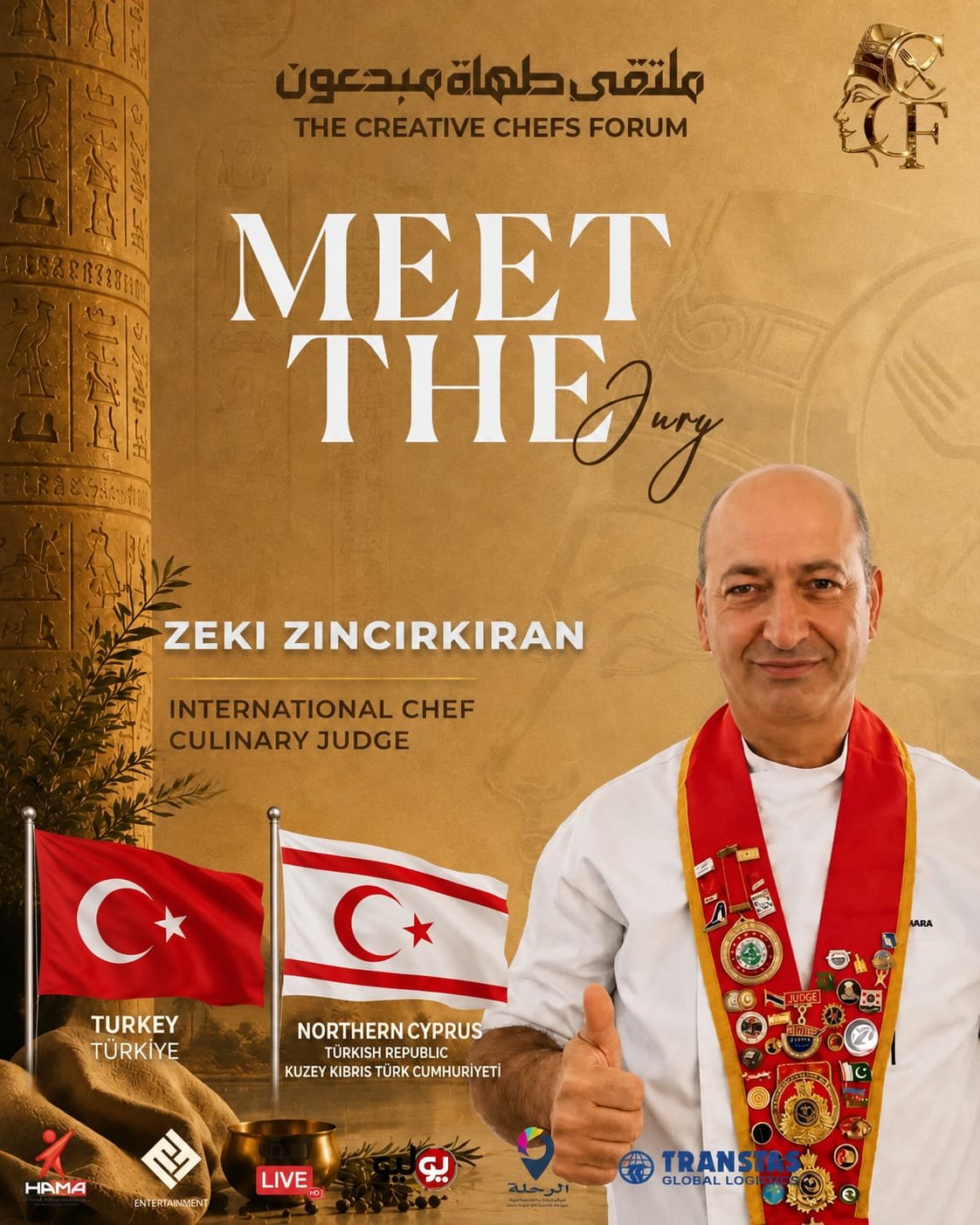 Kıbrıs Türk Aşçılar ve Şefler Derneği, KKTC’yi Kahire’de uluslararası gastronomi festivalinde temsil edecek