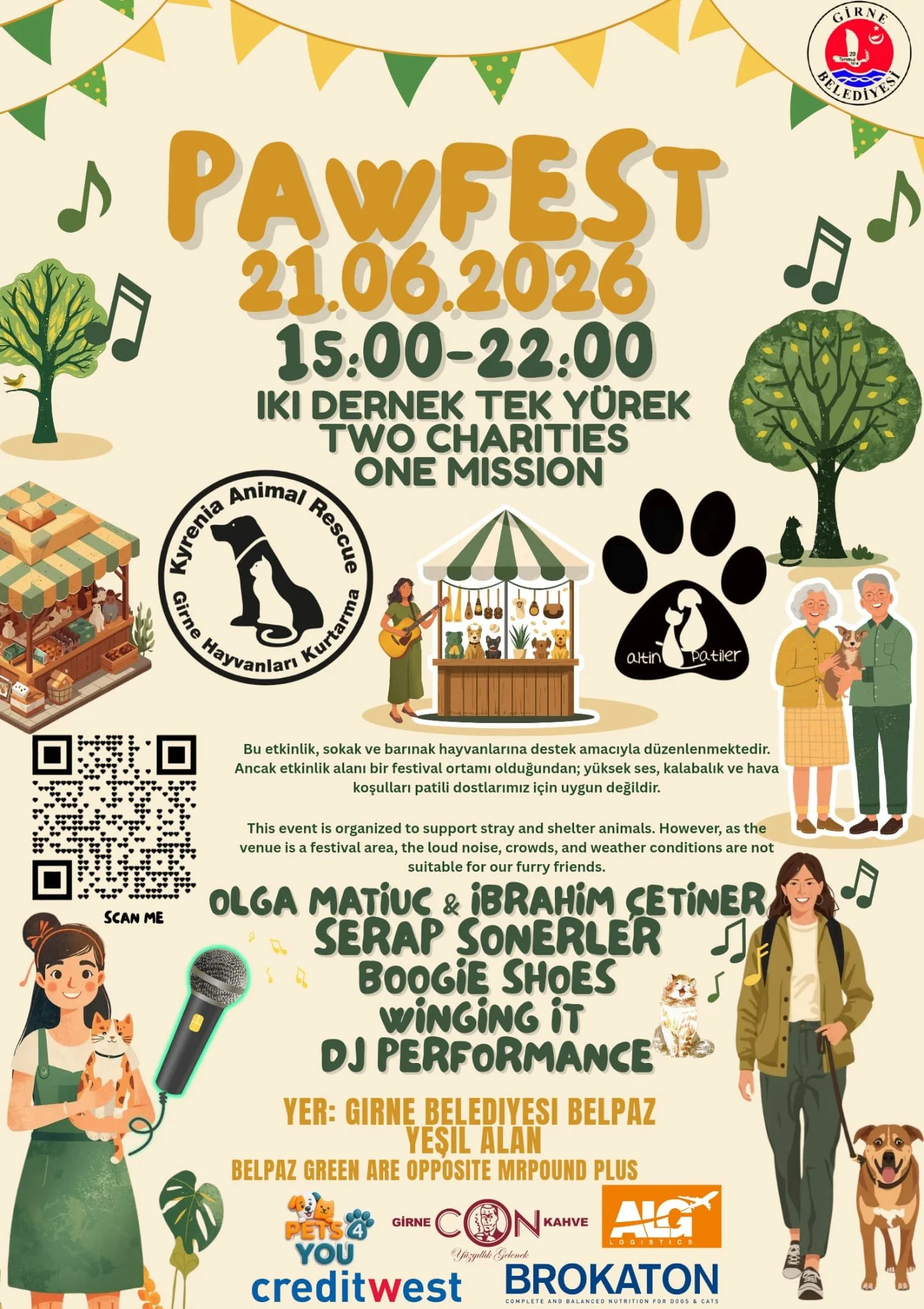 “PawFest” 21 Haziran'da Girne'de yapılıyor