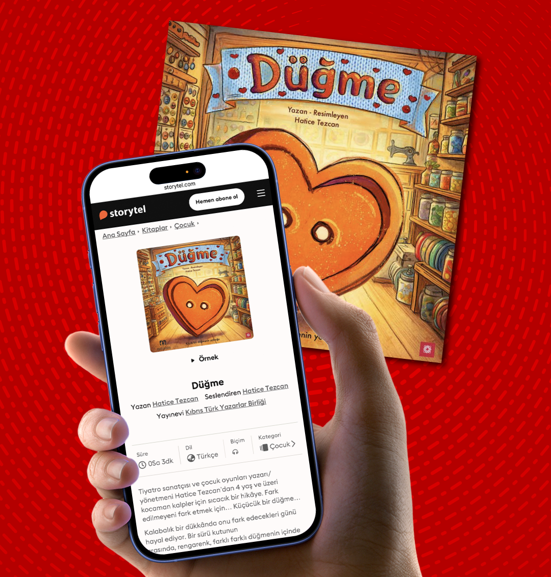 Çocuk kitabı “Düğme” Storytel’de yayınlandı