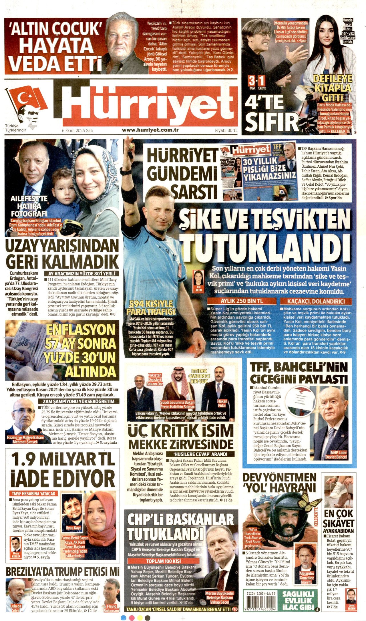 Hürriyet - 6 Ekim 2026