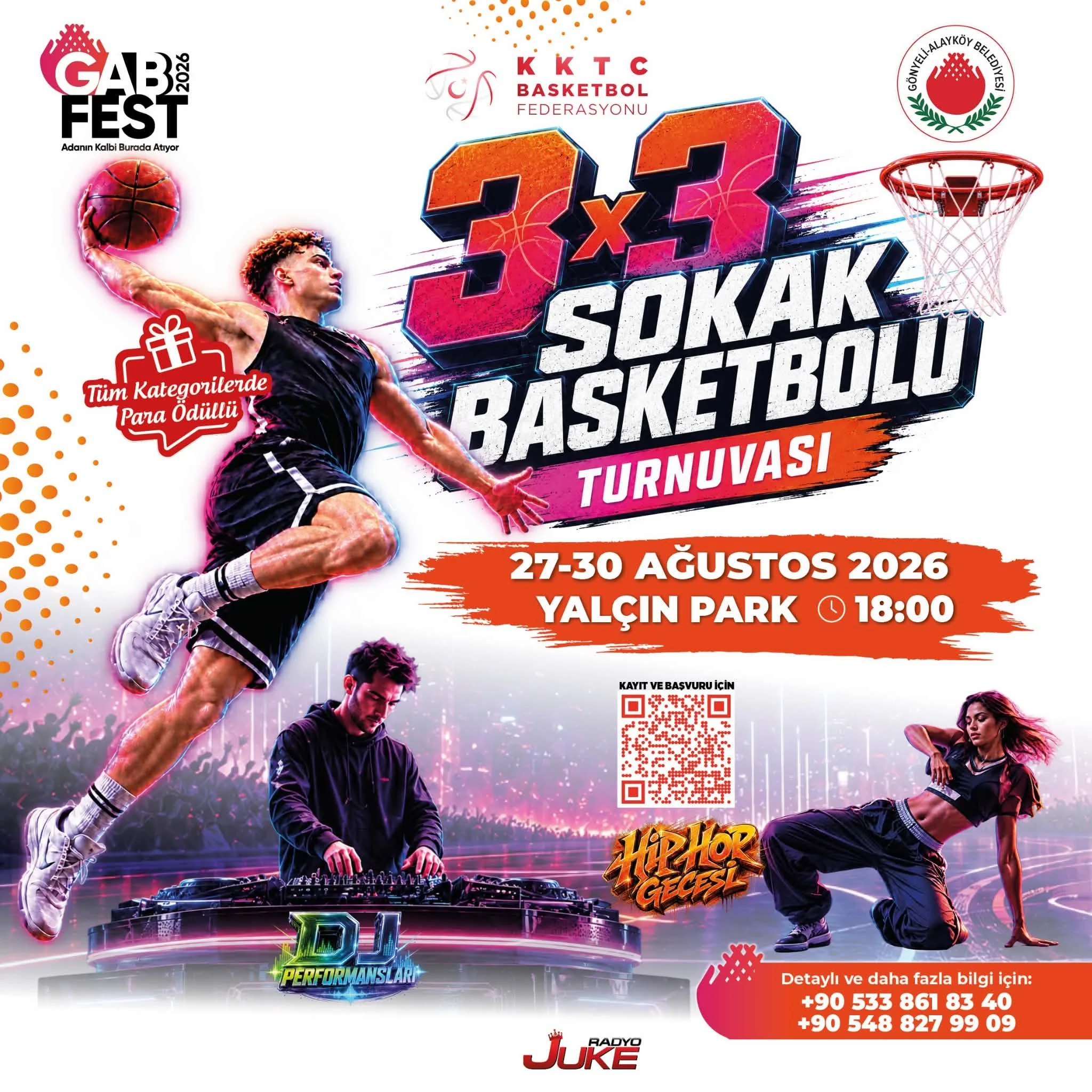 GABFEST 2026’da 3x3 sokak basketbolu kayıtları başladı