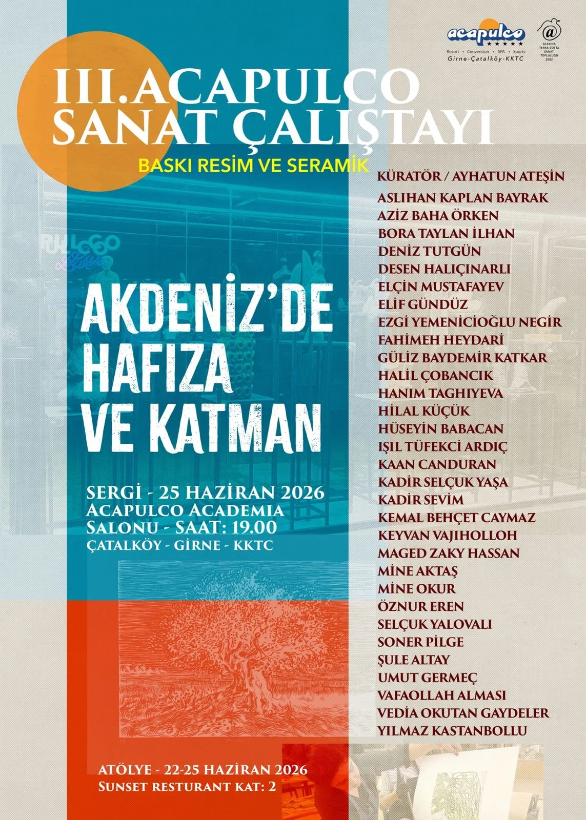 III. Acapulco Sanat Çalıştayı, “Akdeniz’de Hafıza ve Katman” temasıyla yapılacak