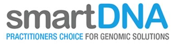 SmartDNA logo with the slogan "Practitioners Choice for Genomic Solutions"