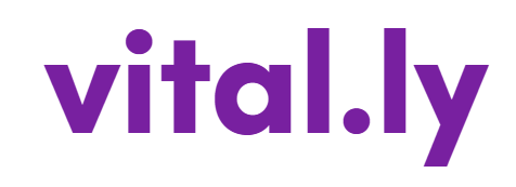 Vital.ly logo with purple text on a white background