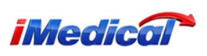 iMedical logo with blue and red text